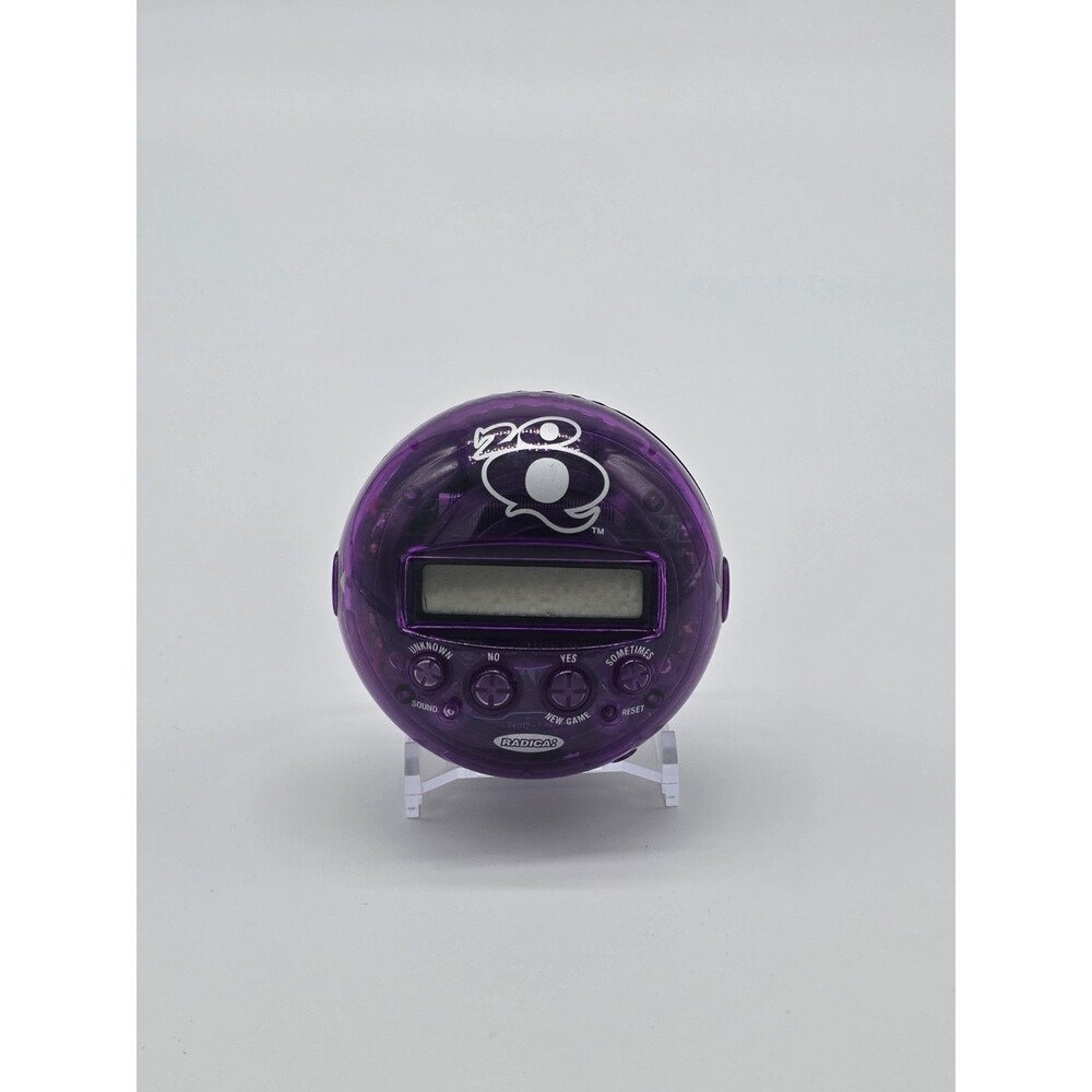 20Q - 20 Questions Electronic Hand Held Game Purple 2005 Radica Tested Works